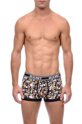 2XIST Prints Floral Stripe No Show Trunk